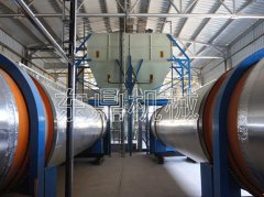 木屑烘干機安裝現場